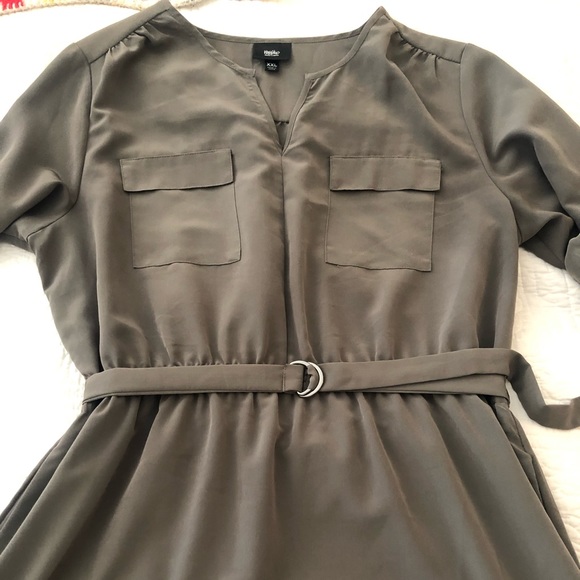 Mossimo Supply Co. Dresses & Skirts - Olive green shirt dress